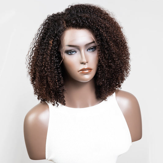 Low-key Highlight Brown Colored Glueless Lace Wigs Ready To Wear