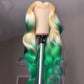 Ombre Blonde Colored 13x6 Lace Front Human Hair Wigs Body Wave