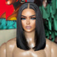 Elegant Shoulder Length 13x6 Lace Front Wig 5x5 Glueless Ready To Wear Human Hair Wigs