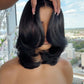Trendy Side Part Layered Cut Blowout Bob Glueless Lace Wig