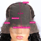 Black Cherry Wine Burgundy Colored Short Wavy Glueless Human Hair Bob Wigs