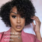 Classical Short Curly 5x5 Glueless Wigs Human Hair Ready To Wear Pre-Cut Lace