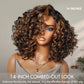 Side Part Bouncy Curly Glueless Lace Human Hair Wigs Ready To Wear