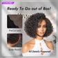Classical Short Curly 5x5 Glueless Wigs Human Hair Ready To Wear Pre-Cut Lace