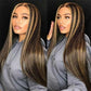 1B/27# Highlight Blonde Colored 13x6 Lace Front Closure Wig 5x5 Ready To Go Human Hair Wigs Straight
