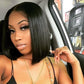 210% Density BOB 13x6 Lace Front Wig 5x5 Lace Glueless Ready To Go Human Hair Wigs Straight Hair