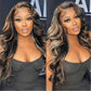 Highlight 1B/27# Trendy Colored 5x5 Glueless 5x5 13x6 Lace Front Closure Wig Ready To Wear Human Hair Wigs