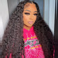 5x5 13x4 Invisiable HD Full Lace Frontal Closure Wig Deep Wave Human Hair Wigs