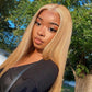 SUPER DEAL ! Honey Blonde Colored 13x6 Lace Front Human Hair Wigs