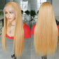 SUPER DEAL ! Honey Blonde Colored 13x6 Lace Front Human Hair Wigs