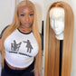 SUPER DEAL !  Honey Blonde Colored 13x6 Lace Front Human Hair Wigs