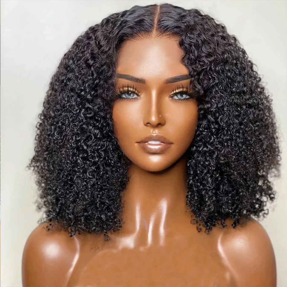 Transparent 13x6 Lace Front 5x5 Glueless Lace Closure Wig Curly Human Hair Wigs Ready To Wear