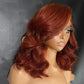 Copper Brown Colored 13x6 Lace Front Human Hair Wig