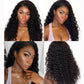 Transparent 13x6 Lace Front Human Hair Wigs 6x5 Glueless Brazilian Loose Deep