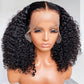 210% Density Transparent 13x6 Lace Front Curly Bob Human Hair Wigs