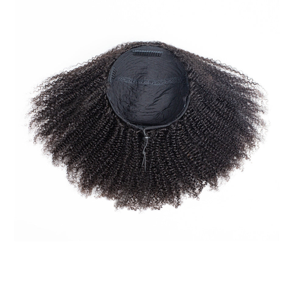 Coily / Kinky Curly 3 In 1 Half Wig ( Can be weared in half wig / headband wig / ponytail )