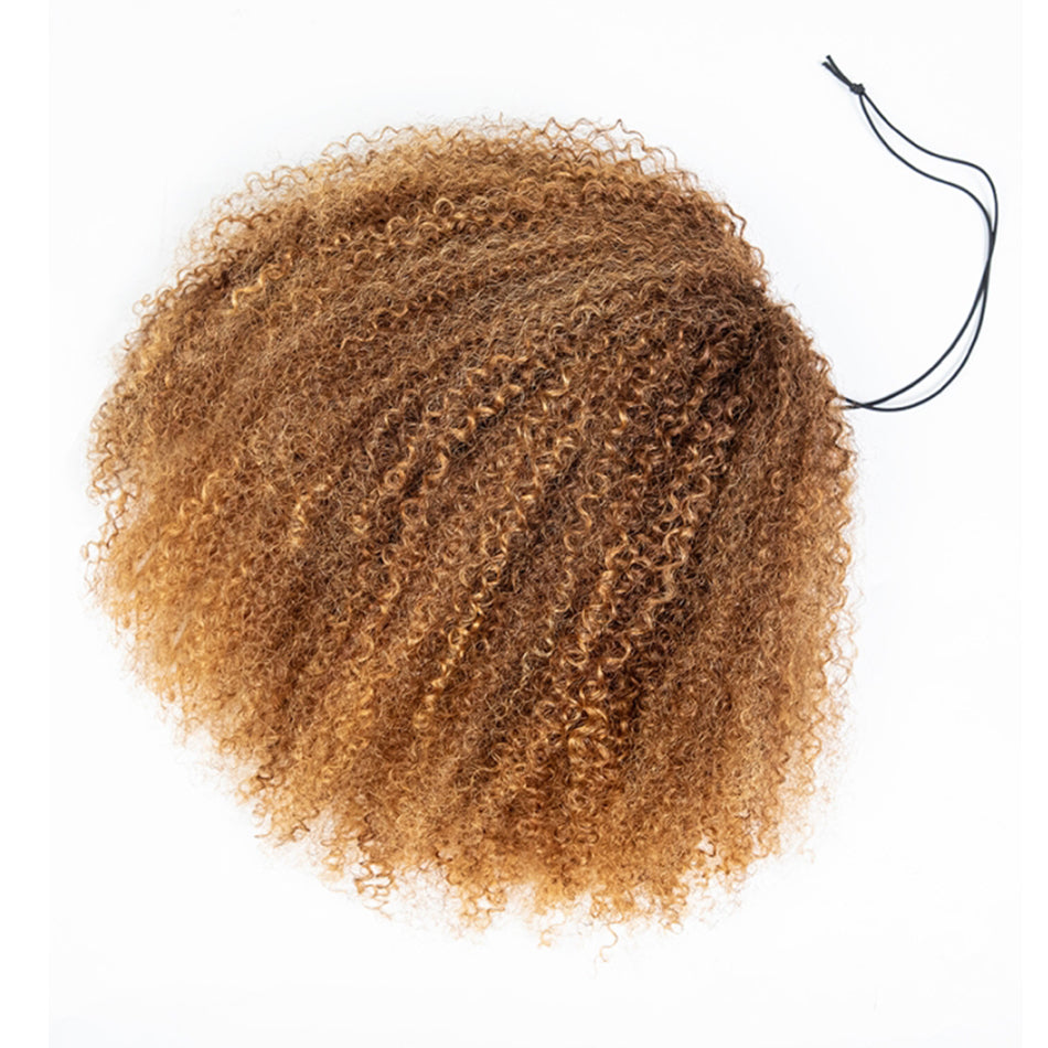 Coily Babylights Blondes Highlight Colored 3 In 1 Half Wig ( Can be weared in half wig / headband wig / ponytail )