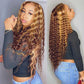 Highlight #4/27 Human Hair Deep Wave Wig - 5x5 13x6 Lace Wig, Glueless Ready-to-Wear