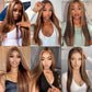 SUPER DEAL ! 4/27# Highlight Colored 13x6 Lace Front Human Hair Wigs