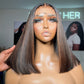Balayage 1B/30# Colored BOB HD Transparent 13x6 Lace Front Wig 5x5 Glueless Ready To Go Human Hair Wig