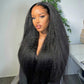 Melt Skin 5x5 13x6 Lace Front Closure Human Hair Wigs Yaki Kinky Straight