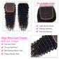 10A Jerry Curly Human Hair 3 Bundles With 5x5 Closure 100% Remy Human Hair