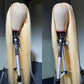 SUPER DEAL ! 613 Blonde HD Transparent 13x4 13x6 Lace Front Straight Human Hair Wigs