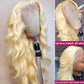 HD Transparent 13x4 13x6 613 Blonde Lace Front Human Hair Frontal Wigs Body Wave