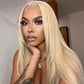 SUPER DEAL ! 613 Blonde HD Transparent 13x4 13x6 Lace Front Straight Human Hair Wigs