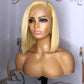 SUPER DEAL ! 613 Blonde 13x4 Lace Frontal Bob Wigs 13x6 Lace Front Human Hair Wigs