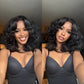 250% Density Curtain Bang Layered Cut Glueless Lace Wig