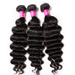 10A Loose Deep Wave Human Hair 3 Bundles With 5x5 Closure 100% Remy Human Hair