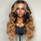 Ombre 1B/27 13x6 Lace Front Closure Wig 5x5 Glueless Ready To Go Human Hair Wigs