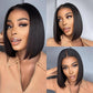 210% Density BOB 13x6 Lace Front Wig 5x5 Lace Glueless Ready To Go Human Hair Wigs Straight Hair