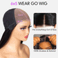 Black Cherry Wine Burgundy Colored Short Wavy Glueless Human Hair Bob Wigs