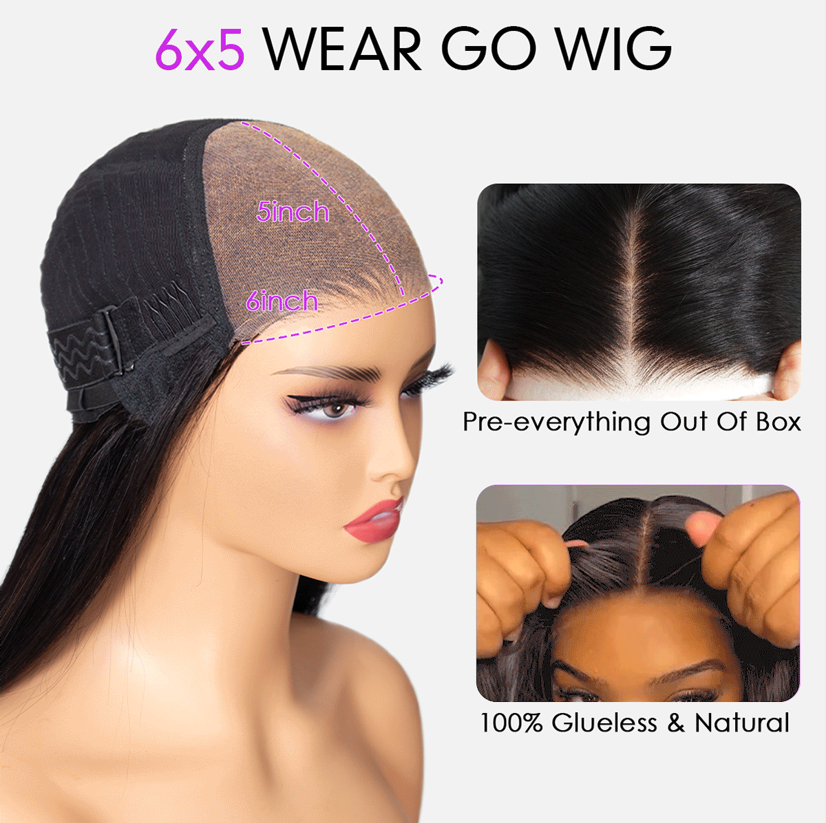 Black Cherry Wine Burgundy Colored Short Wavy Glueless Human Hair Bob Wigs