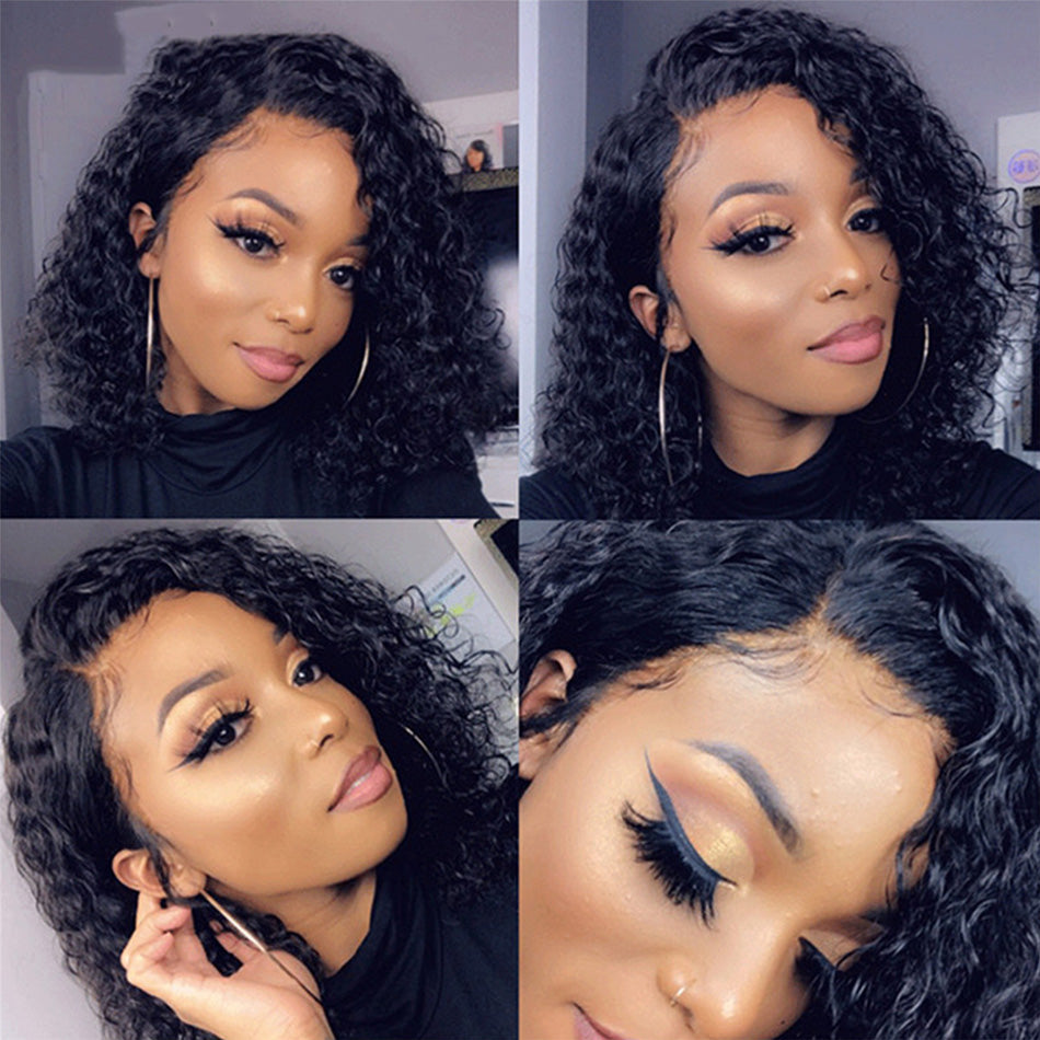 Transparent 13x6 Lace Front Wig 6x5 Glueless Lace Closure Ready To Wear Human Hair Wig Water Wave