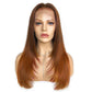 4 Colors Available Layered Cut Human Hair Wigs Straight Elegant Hairstyle