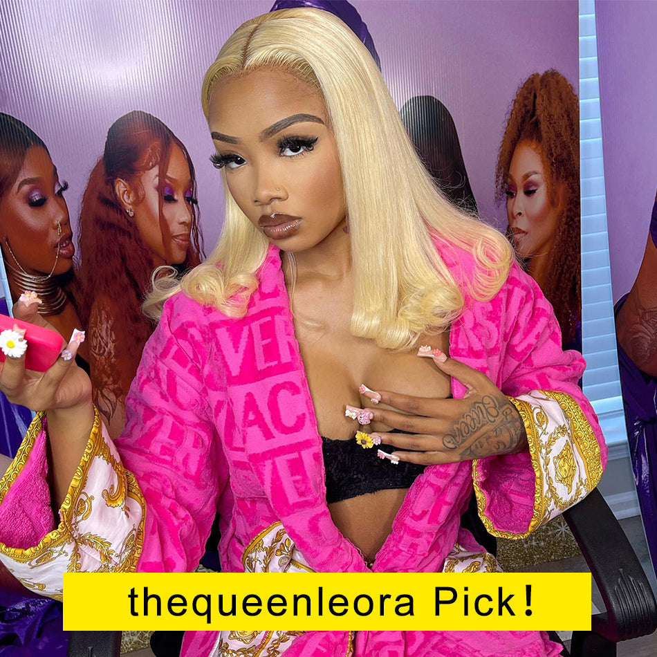 SUPER DEAL ! 613 Blonde HD Transparent 13x4 13x6 Lace Front Straight Human Hair Wigs