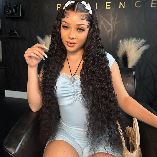 Transparent 13x6 Lace Front Closure Wig 5x5 Ready To Go Human Hair Wigs Malaysian Jerry Curly Wigs