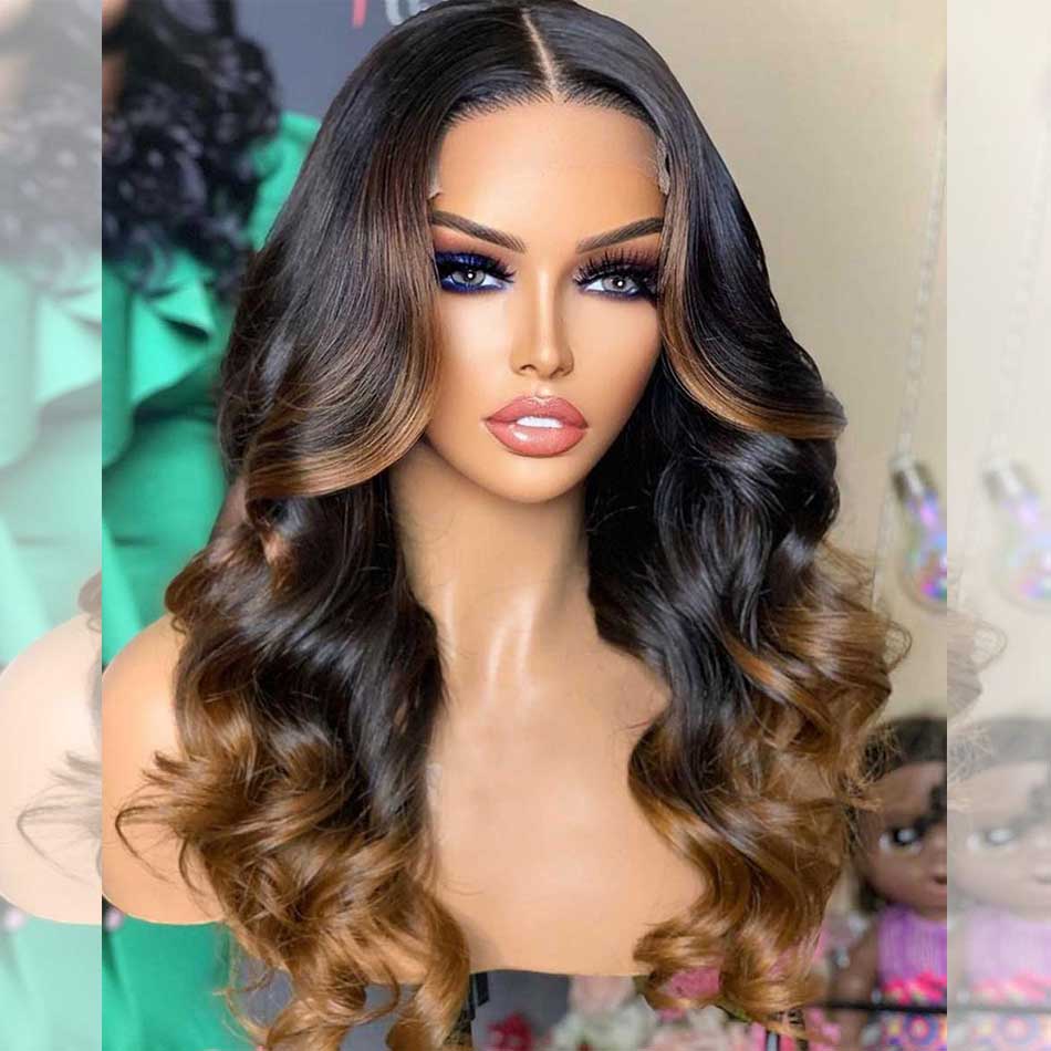 Hairstylist Works Double Drawn 13x6 Lace Front Wig 5x5 Glueless Lace Closure Wig Ready To Wear Human Hair Wigs Body Wave
