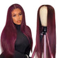 Plum Colored HD Transparent 5x5 Glueless Ready Go Wig  13x6 Lace Front Human Hair Wig
