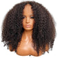 Big Curly Wigs Double Drawn Weft Made 250% Density Afro Kinky Curly Human Hair Wigs