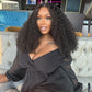 Big Curly Wigs Double Drawn Weft Made 250% Density Jerry Curly Human Hair Wigs
