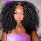 Big Curly Wigs Double Drawn Weft Made 250% Density Afro Kinky Curly Human Hair Wigs