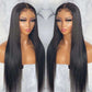 180% Density Invisiable 5x5 13x4 Undetectable HD Full Lace Frontal Closure Straight Human Hair Wigs