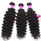10A Brazilian Deep Wave Hair 1/3/4 Bundles Deal 100% Remy Human Hair Weave