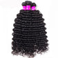 10A Brazilian Deep Wave Hair 1/3/4 Bundles Deal 100% Remy Human Hair Weave