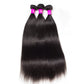 10A Straight Human Hair 3 Bundles With 13x4 Full Frontal Lace 100% Remy Human Hair