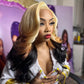 250% Density Customized Ombre 613 Blonde Brown Colored 13x6 Transparent HD Lace Front Human Hair Wig